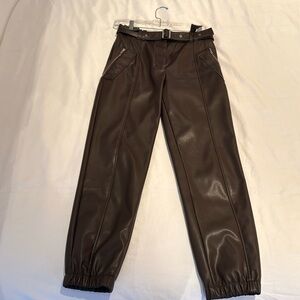 3.1 Phillip Lim Leather Joggers